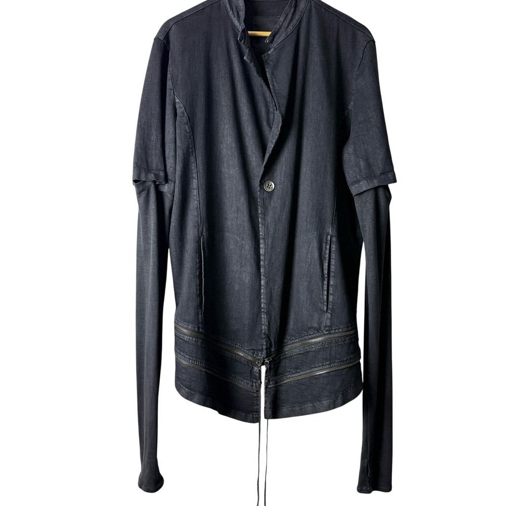 La Haine Inside Us Moto Jacket Womens Large Avant Garde Gothic Italy Baddie